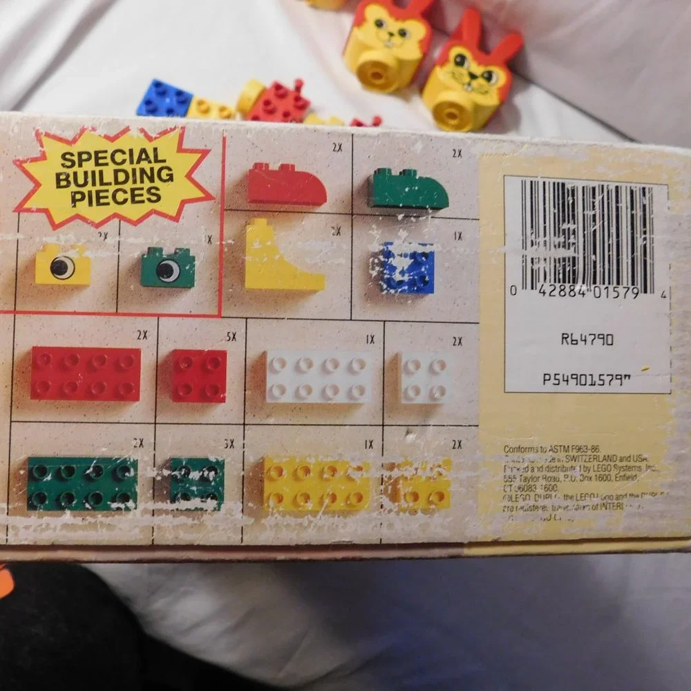Vintage Duplo #1579 Preschool Basic Building RETIRED SET